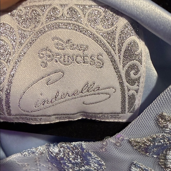 Disney Store Girls Blue Ruffle Tulle Party Dress Size 9/10 Special Occasion - Picture 2 of 7